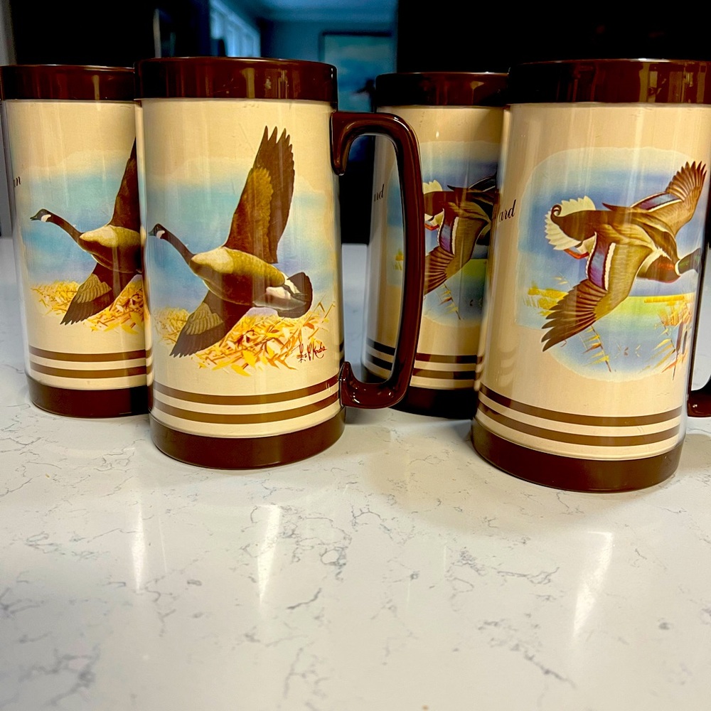 Vintage 70’s duck mugs